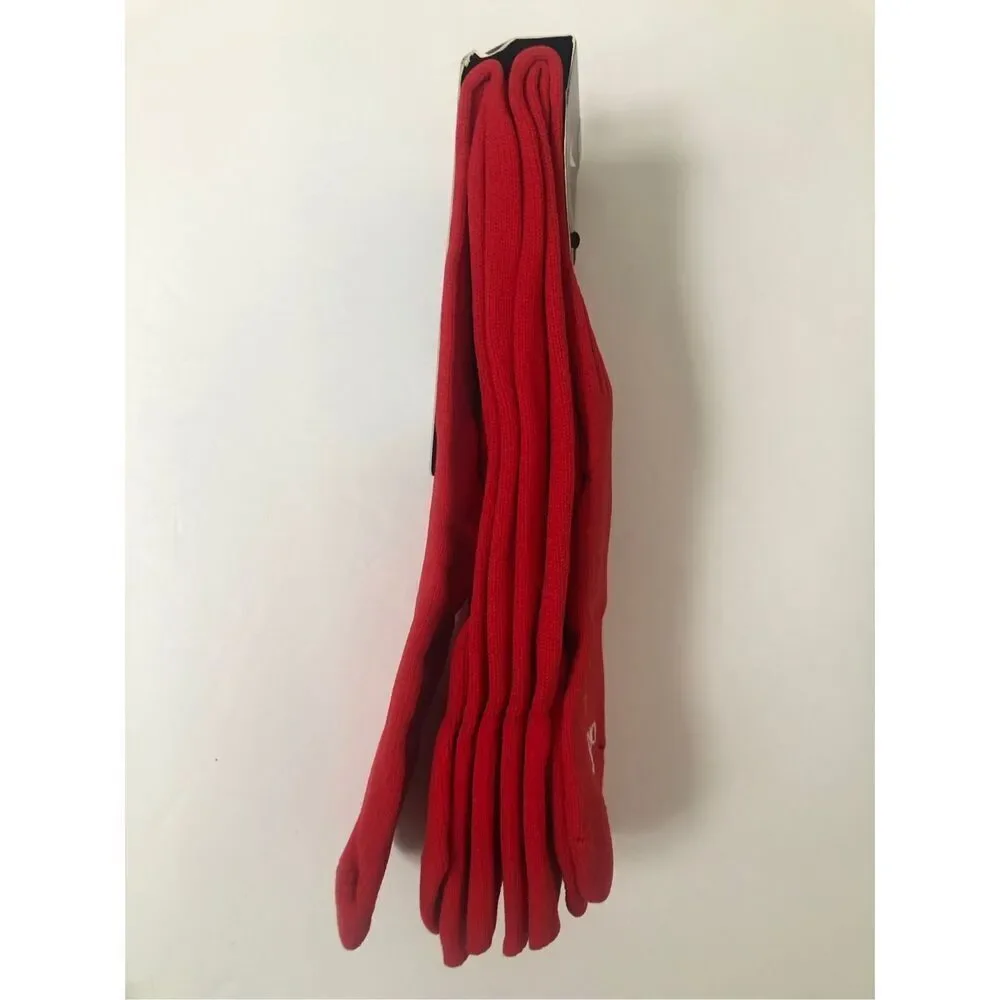 Nike Performance Knee High Socks Red 2-pack Size Youth 3Y-5Y / Women's 4-6
